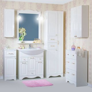 Шкаф навесной Бриклаер Анна 4627125411533 правый 32 см белый